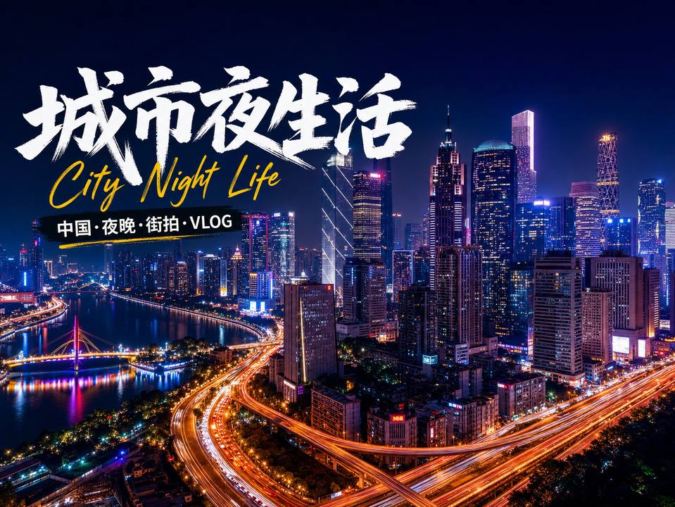 看片城市夜景短视频霓虹都市